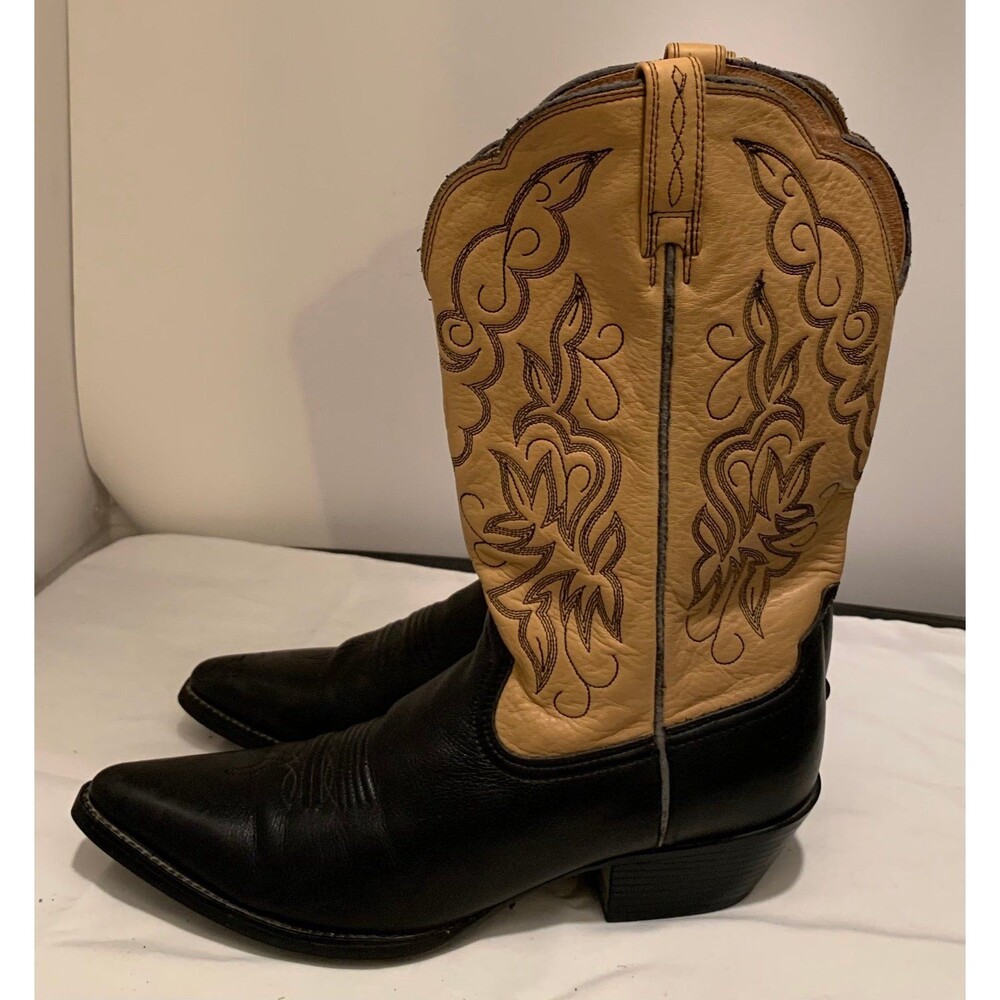 Ariat Black and Tan Western Boots